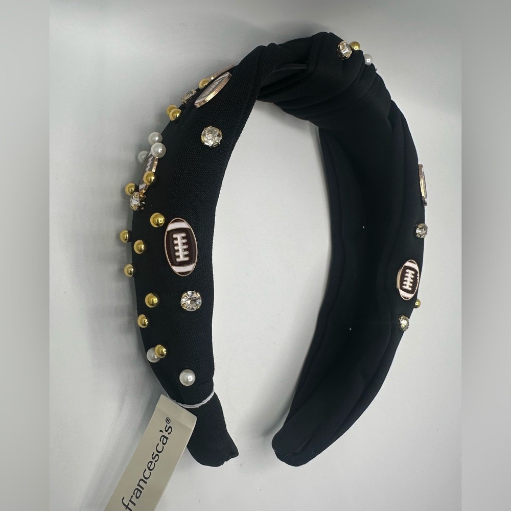 Football Embellished Headband